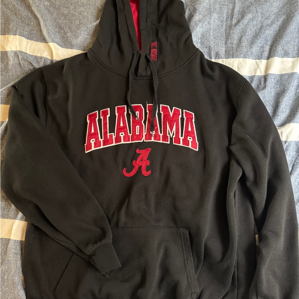 Stadium Athletics Alabama Black and Red Hoodie
